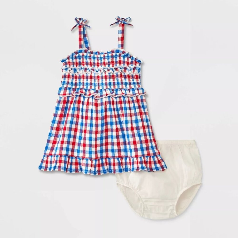 Baby Girls' Gingham Dress - Cat & Jack